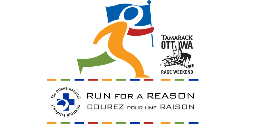 Foundation's running event logo for Tamarack Ottawa Race Weekend