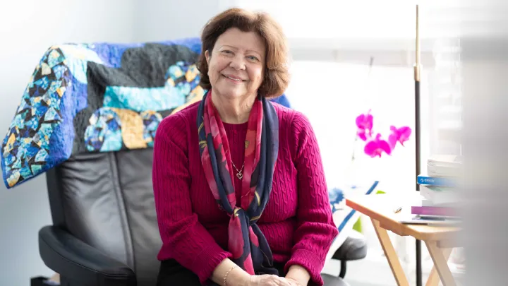 A portrait of Monica Elaine Campbell smiling