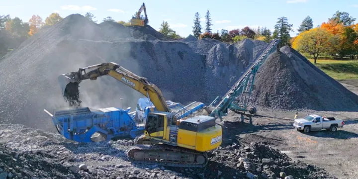 Crushing it: repurposing excavated rock to create sustainable solutions at The Ottawa Hospital’s new campus site 