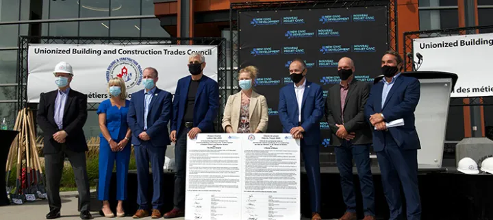 Labour Day celebrates agreement between Building and Construction Trade Unions and The Ottawa Hospital-Ottawa’s newest hospital launches next phase of development