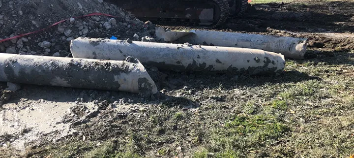 Début de la dépollution du nouveau site