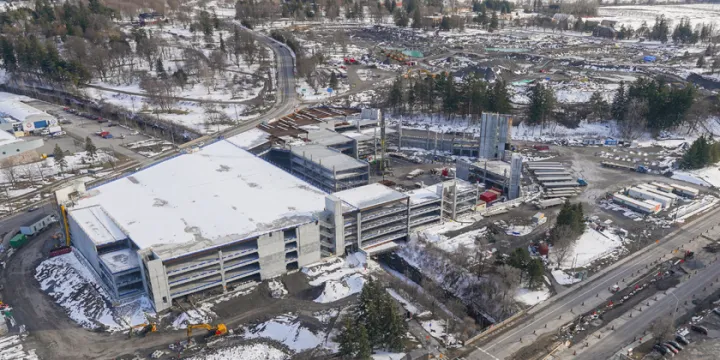 Voici ce à quoi ressemble la construction du futur! Regardez comment le nouveau campus de L’Hôpital d’Ottawa prend forme.  