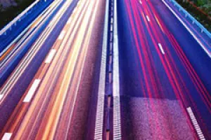 Représentation de l’autoroute de l’information.