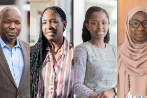 From left to right: Ajak Mabior Ajang, Christine Nwosu-McDuke, Jennifer Oraka and Kudirat Salam-Alada
