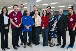 A group photograph of TOH employees who were involved in the patient food innovation project.