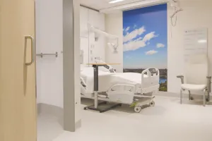 Inside a mockup of a patient room at The Ottawa Hospital’s new campus.