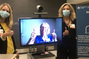 New virtual Information Desk connects patients and volunteers during COVID-19