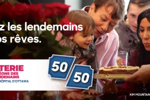 Achetez vos billets pour la loterie moitié-moitié Créons des lendemains