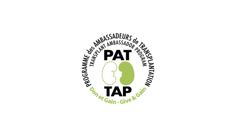 Logo du Programme des ambassadeurs de la transplantation