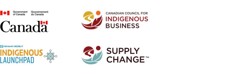 Government of Canada and Aboriginal Business logos.