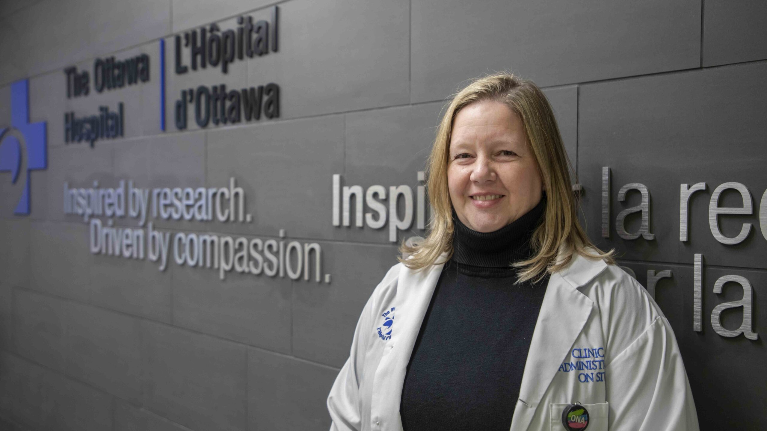 Kate Kinghan, Clinical Administrator on Site