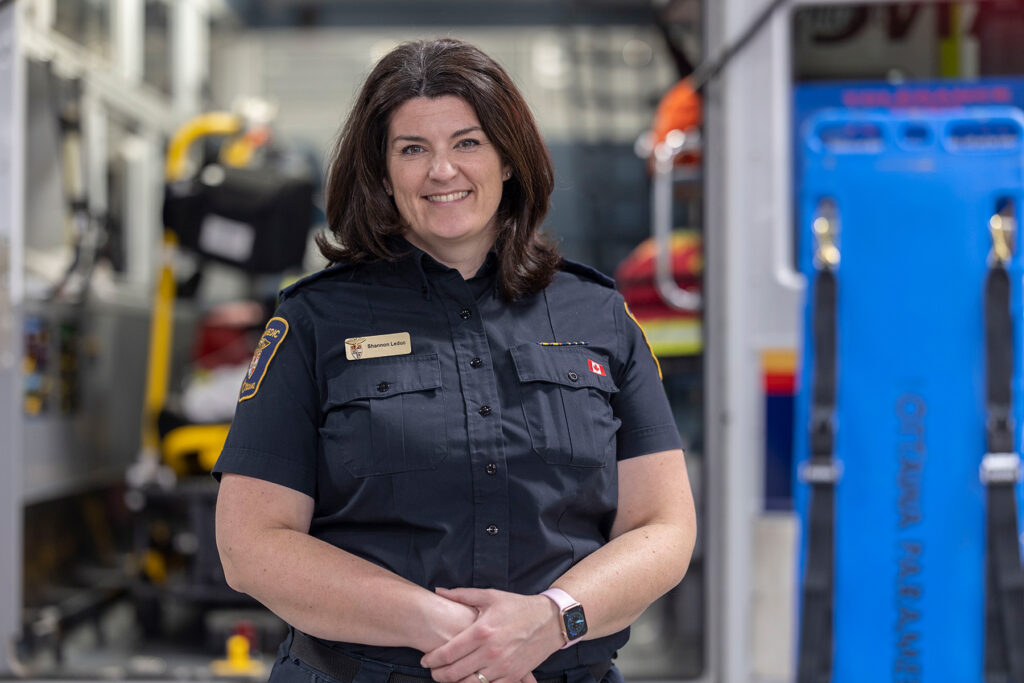 Shannon Leduc, Paramedic Commander, the Ottawa Paramedic Service.