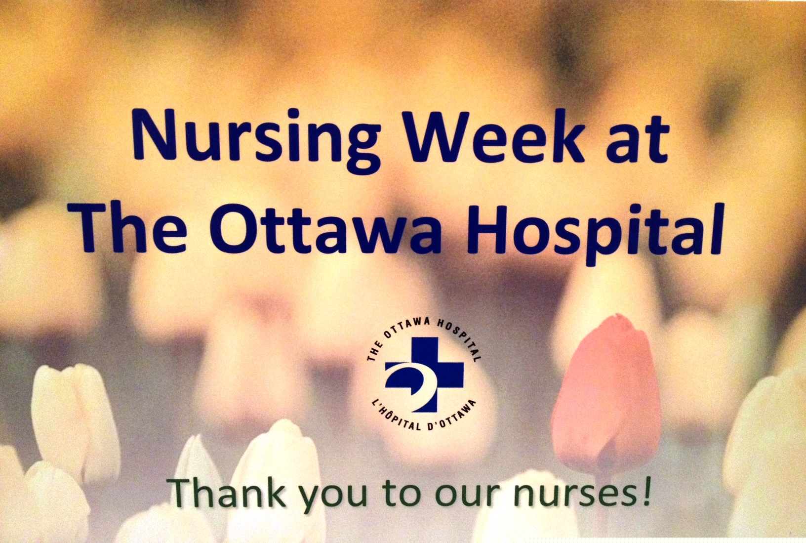 Nursing Week at The Ottawa Hospital - Thank you to our nurses banner