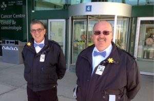 Blue-Tie Ambassadors at your service