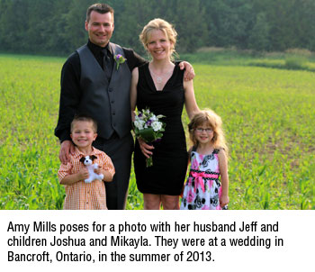 Amy Mills and Family