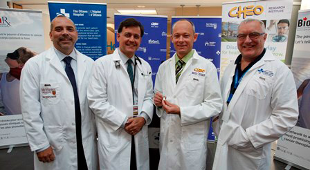 Drs. Brian Lichty, Derek Jonker, David Stojdl and John Bell.