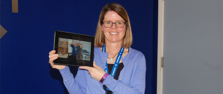 Chair exercise video gets patients moving