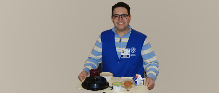 Eat, move, clean your hands – volunteers help patients improve their health