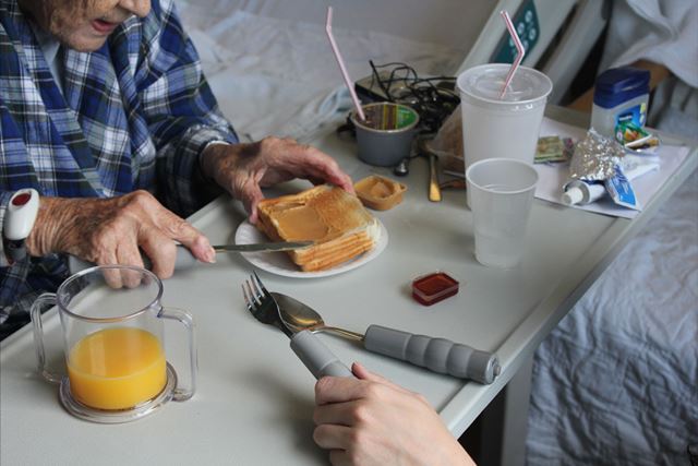 Feeding Buttering