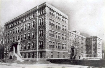 Youville annex building accomodate student nurses 1929