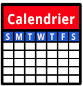 Calendar Icon French