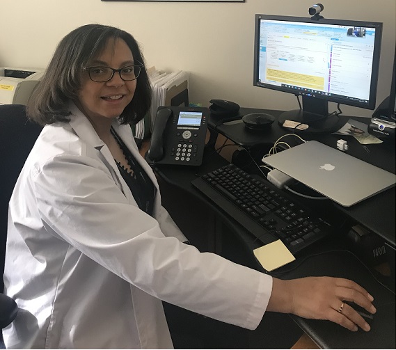 Dr. Janine Malcolm uses virtual care at The Ottawa Hospital
