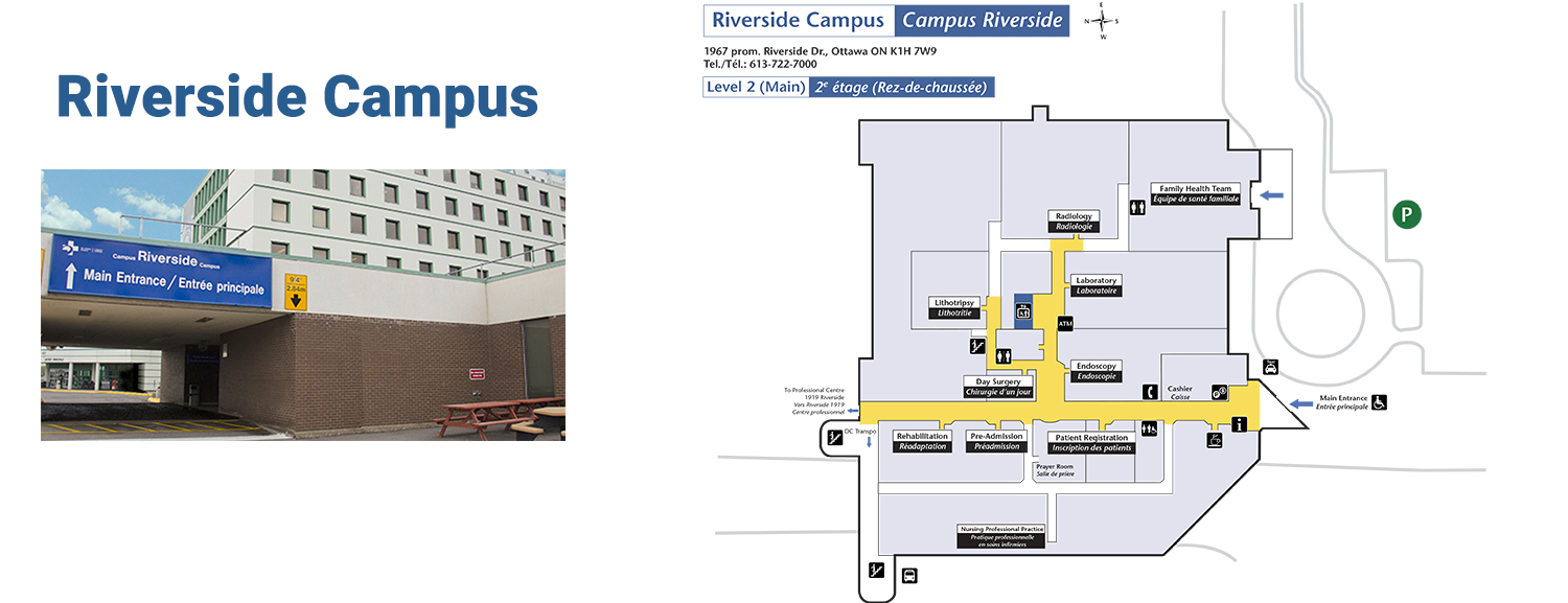 Riverside Hospital Map