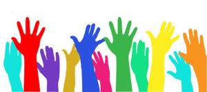 Raised Color hands