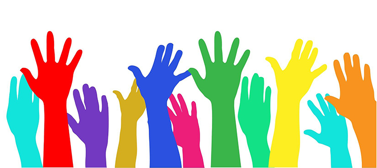 Raised Color hands