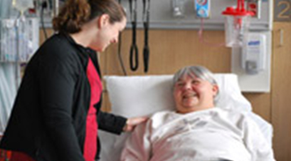 A patient at Chemotherapy program