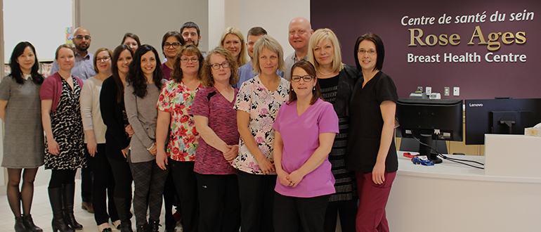 The Rose Ages Breast Health Centre staff