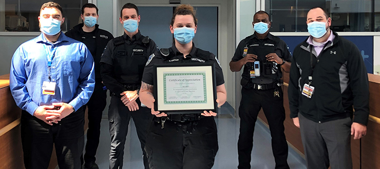 Members of The Ottawa Hospital’s Protective Services Team.