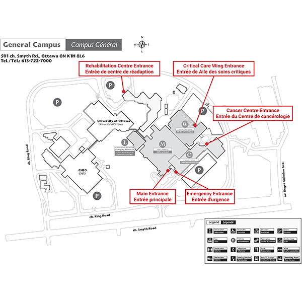 Plan du campus Général