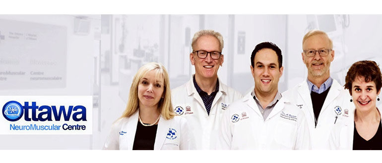 Ottawa neuromuscular centre banner with doctors