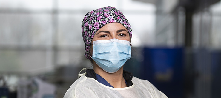 A nurse at The Ottawa Hospital