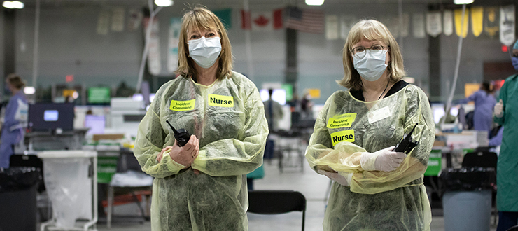 Rosemary Bickerton (left) and Joselyn Banks (right)