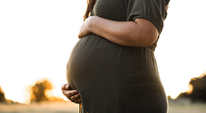 Une femme en gestation