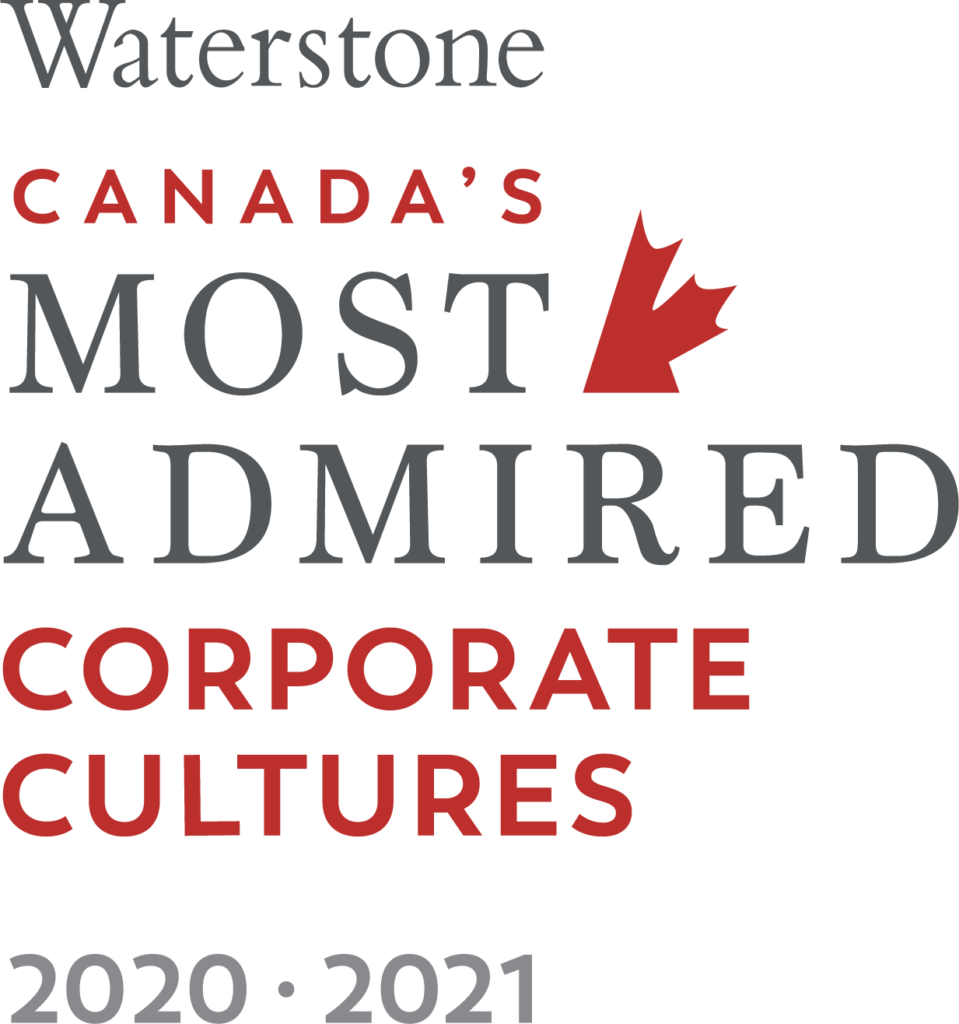 Waterstone Canada's Most Admired Corporate Cultures 2020-2021