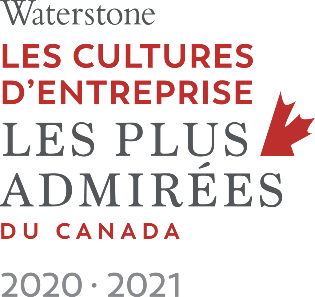 Waterstone Les cultures d'entreprise Les plus admirees du Canada 2020-2021