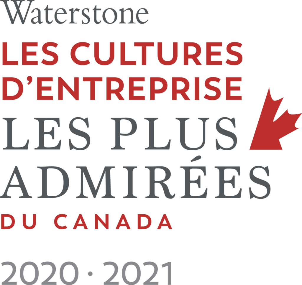 Waterstone Les cultures d'entreprise Les plus admirees du Canada 2020-2021