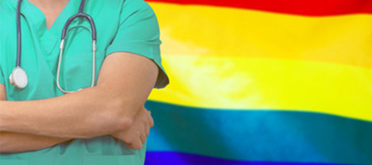 Proud rainbow flag