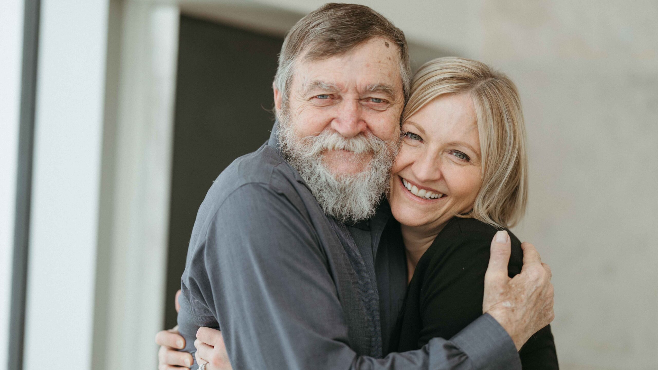 Living kidney donor Angèle Lamothe and her father, Raymond Lamothe