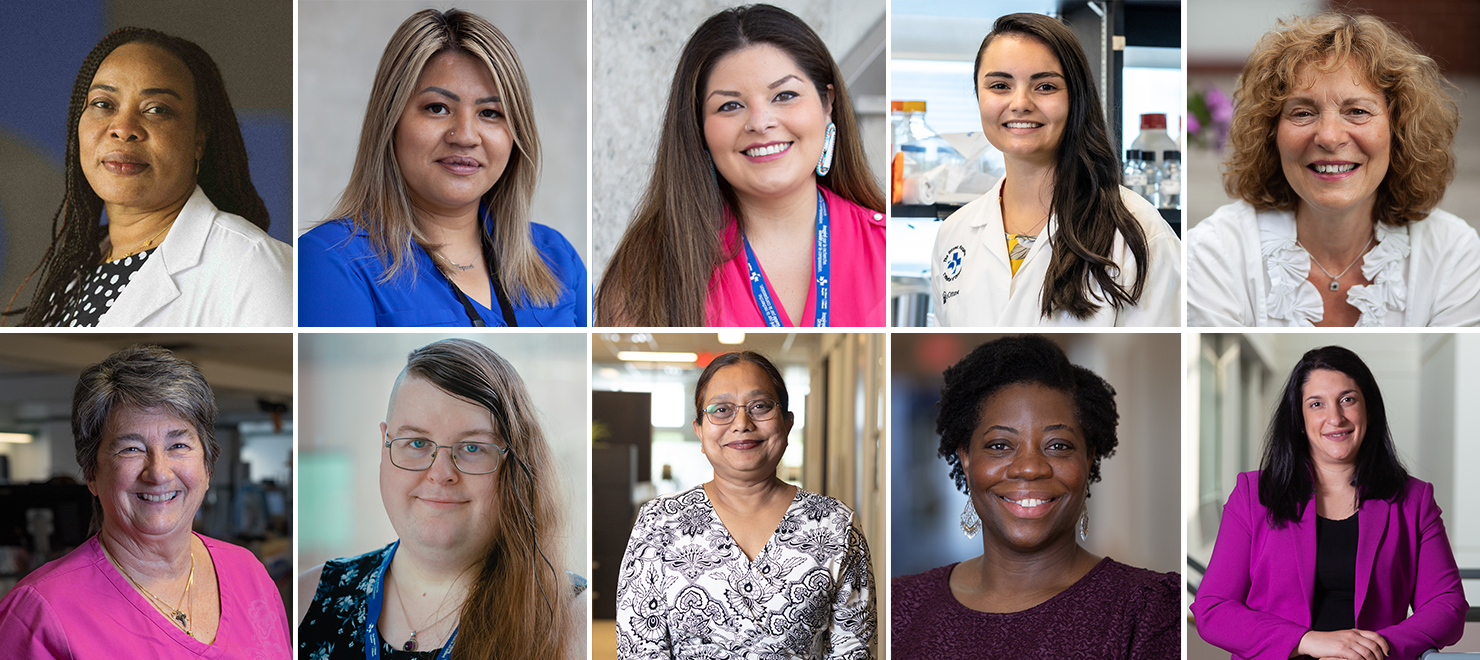 A collage of women who work for the Ottawa Hospital.