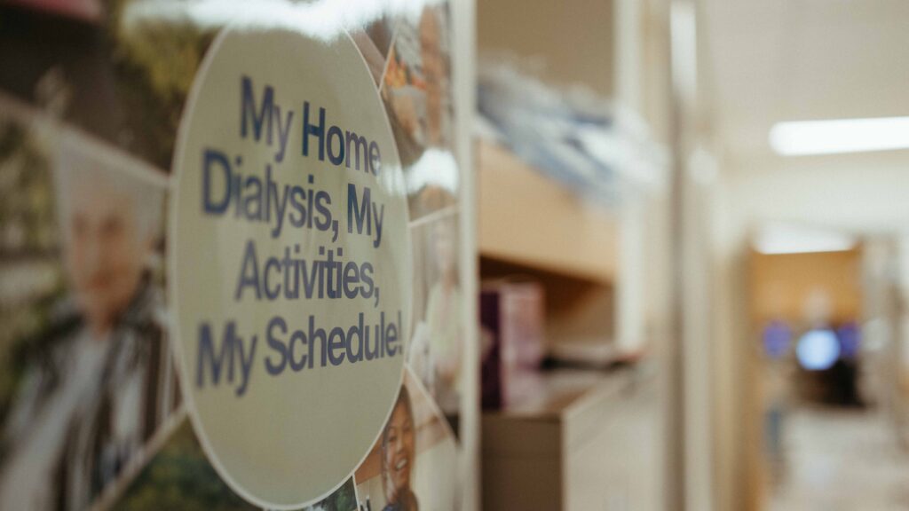 The comfort of home Home Dialysis Program empowers patients to live