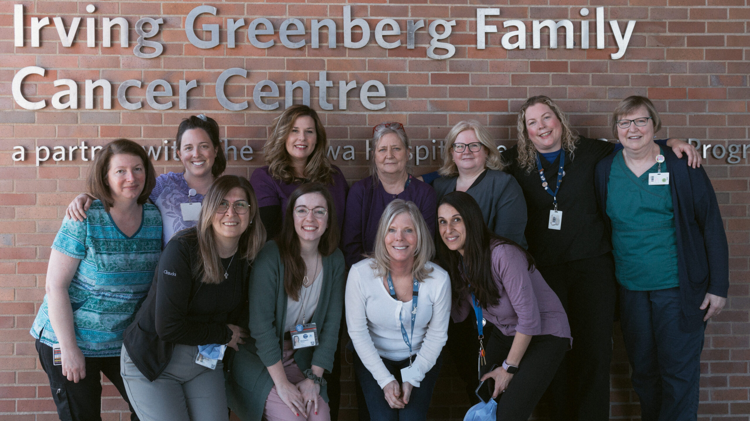 Nurses from the Irving Greenberg Family Cancer Centre