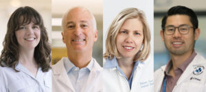 From left to right Dr. Colleen Webber, Dr. Shawn Aaron, Dr. Rebecca Auer and Dr. Alvin Tieu