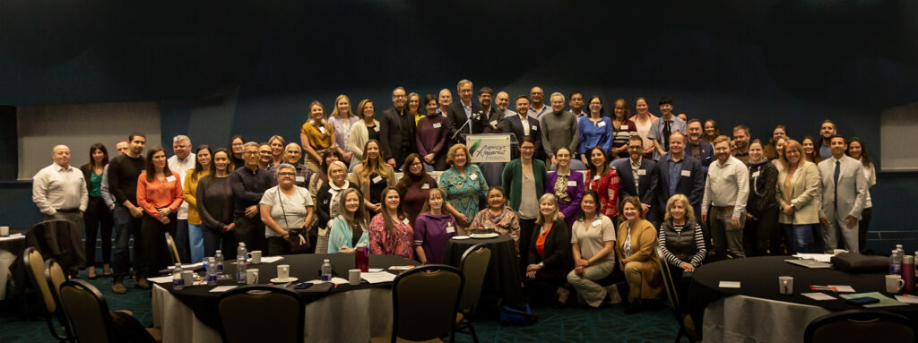 Group photo of the nearly 70 conference participants