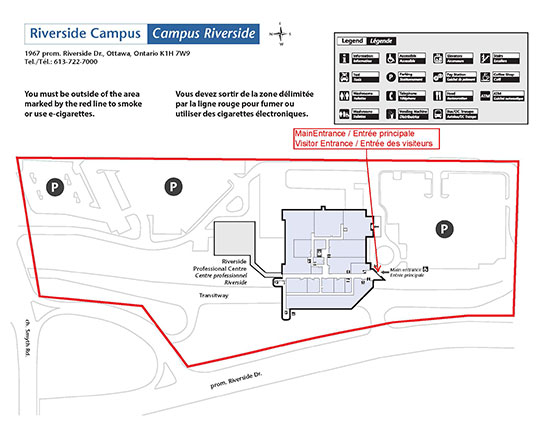 Riverside Hospital Entrance Map