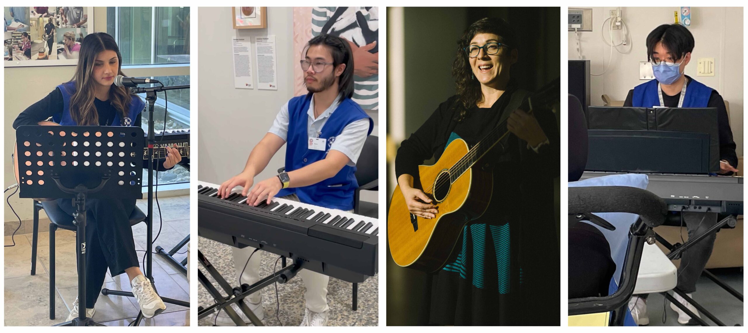 Volunteer musicians with The Ottawa Hospital’s Musical Moments program