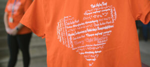 Every Child Matters orange t-shirt
